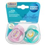 CANPOL BABIES svjetleća silikonska duda simetrična NIGHTGLOW, 2 kom - Slika 4