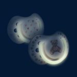 LOVI Svjetleća silikonska duda dinamična TEDDY LOVE, 2 kom - Slika 2