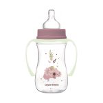 CANPOL BABIES bočica protiv kolika EasyStart sa svjetlećim ručkama SLEEPY KOALA 240ml roza - Slika 2