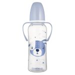 CANPOL BABIES bočica uskog vrata s ručkama CUTE ANIMALS 240ml, pas