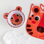 CANPOL BABIES neklizajuća melamin zdjela 490ml HELLO LITTLE narančasta - Slika 3