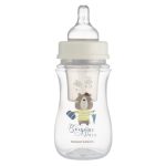 CANPOL BABIES EasyStart bočica protiv kolika sa širokim vratom BONJOUR PARIS 240 ml plava - Slika 2